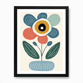 Flower In A Vase Art Print