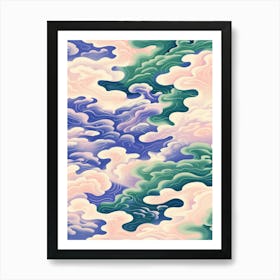 Chinese Clouds Art Print