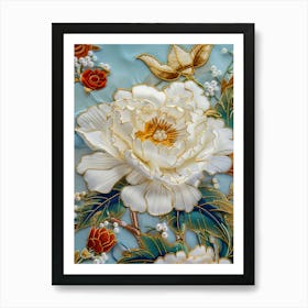 Chinese Peony 25 Art Print