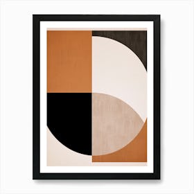 'Circle' Mid Century Art Print