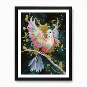 Bird On A Branch Art Print