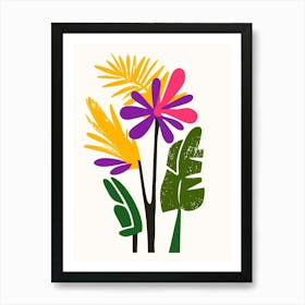 Tropical Flowers 7 Art Print