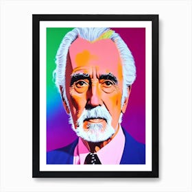 Christopher Lee Pop Movies Art Movies Art Print