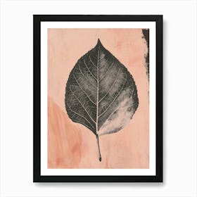 Leaf illustration 1 Art Print