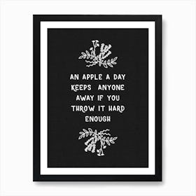 An Apple A Day Art Print