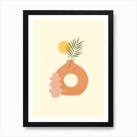 Caramel Bohemian Vase Art Print