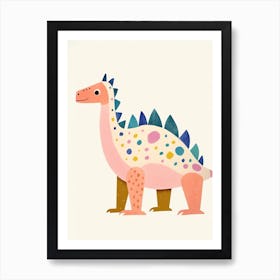 Nursery Dinosaur Art Ankylosaurus 2 Art Print