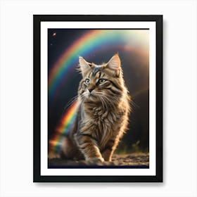 Maincoon delight Art Print