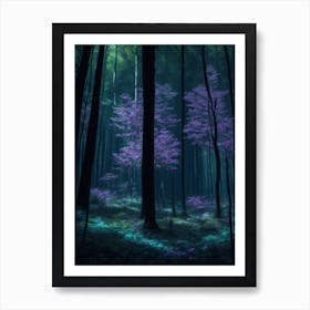 Dark Forest Art Print