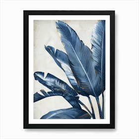 Blue And Gold Canvas Print 1 Art Print