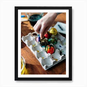 Easter Eggs 195 Art Print