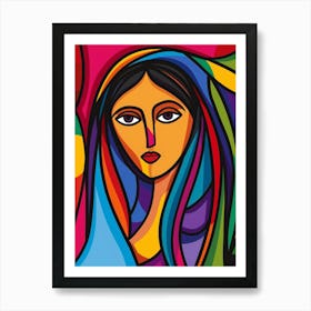 Islamic Woman 4 Art Print