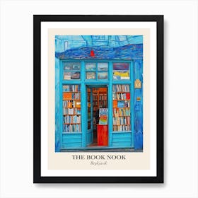 Reykjavik Book Nook Bookshop 4 Poster Art Print