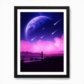 Silhouette Dreams Art Print