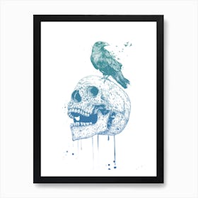 New skull Art Print