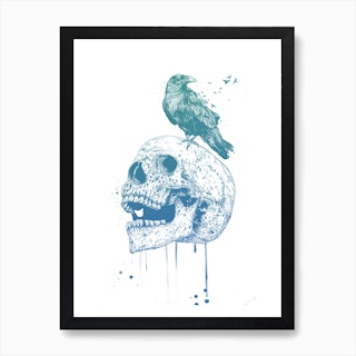New skull Art Print