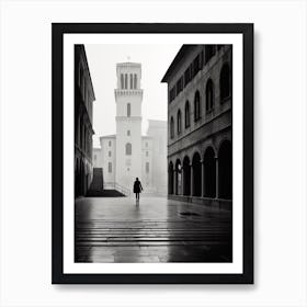 Ancona, Italy,  Black And White Analogue Photography  4 Art Print