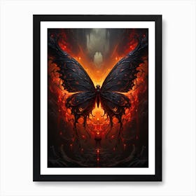 Demon Butterfly Art Print