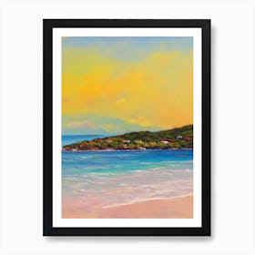 Magens Bay Beach, Us Virgin Islands Bright Abstract Art Print