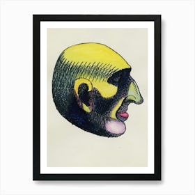 Head Of A Man Art Print