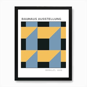 Bauhaus Yellow Exhibition Art Print