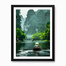 Luong River In Vietnam Art Print