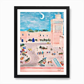 Afternoon In Marrakech Art Print