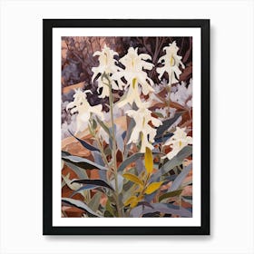 Lobelia 1 Flower Painting Art Print