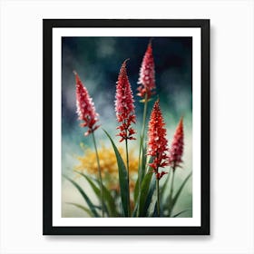 Red Flowers Art Print