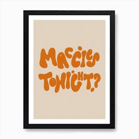 Maccies Tonight? Kitchen/Dining Room Art Print