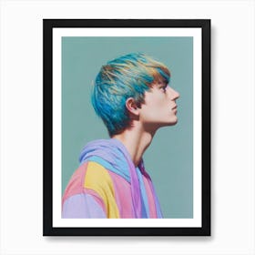 Alec Benjamin Colourful Illustration Art Print