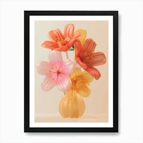 Dreamy Inflatable Flowers Hellebore 2 Art Print