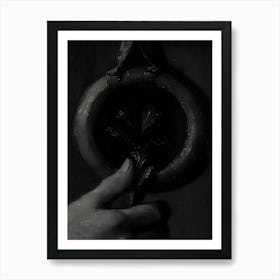 Dark Gothic Doorknob Art Print