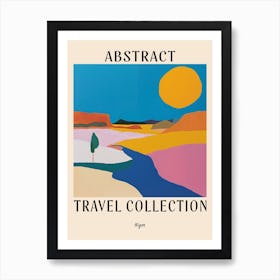 Abstract Travel Collection Poster Niger 3 Art Print