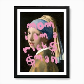 Mom I Am A Rich Man 2 Art Print