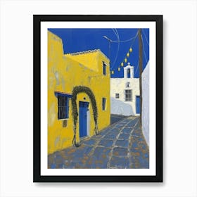 Yellow Street Art Print