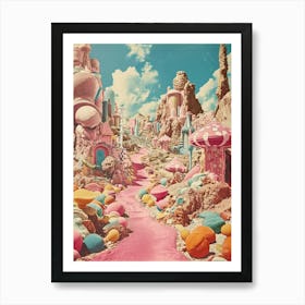 Kitsch Candy Land 2 Art Print