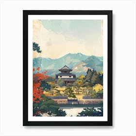 Horyu Ji Japan Mid Century Modernjpg Art Print