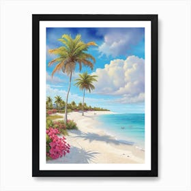 Beach Scene 6 Art Print