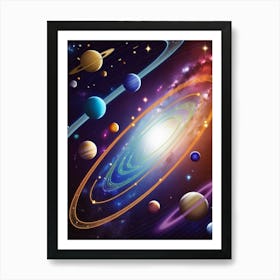 Solar System 2 Art Print