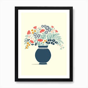 Floral Vase Art Print