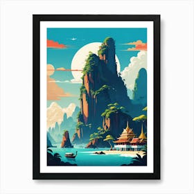 Beachside Art Print