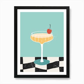 Colorful Cocktail Print Art Print