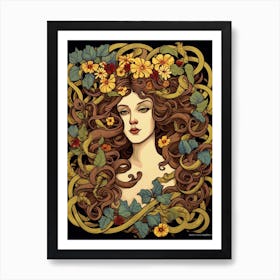 Madusa Digital Illustration1 Art Print