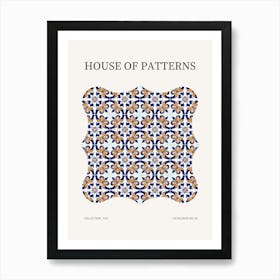 Tile Pattern Poster 51 Art Print