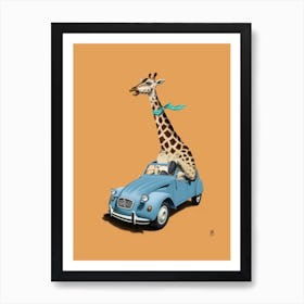 Riding High! (Colour) Art Print