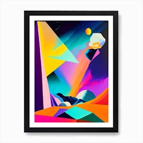 Nebula Abstract Modern Pop Space Art Print