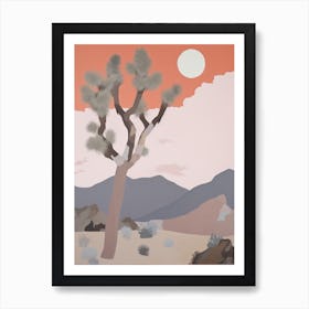 Mojave Desert   North America (United States), Contemporary Abstract Illustration 4 Art Print