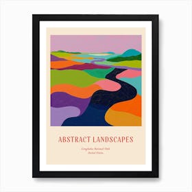 Colourful Abstract Everglades National Park Usa 1 Poster Art Print