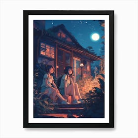 Japanese Lofi Style Art Print